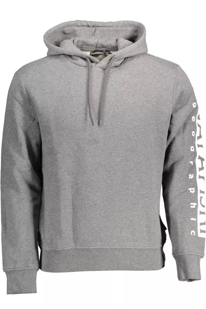 Napapijri Jersey gris de algodón para hombre