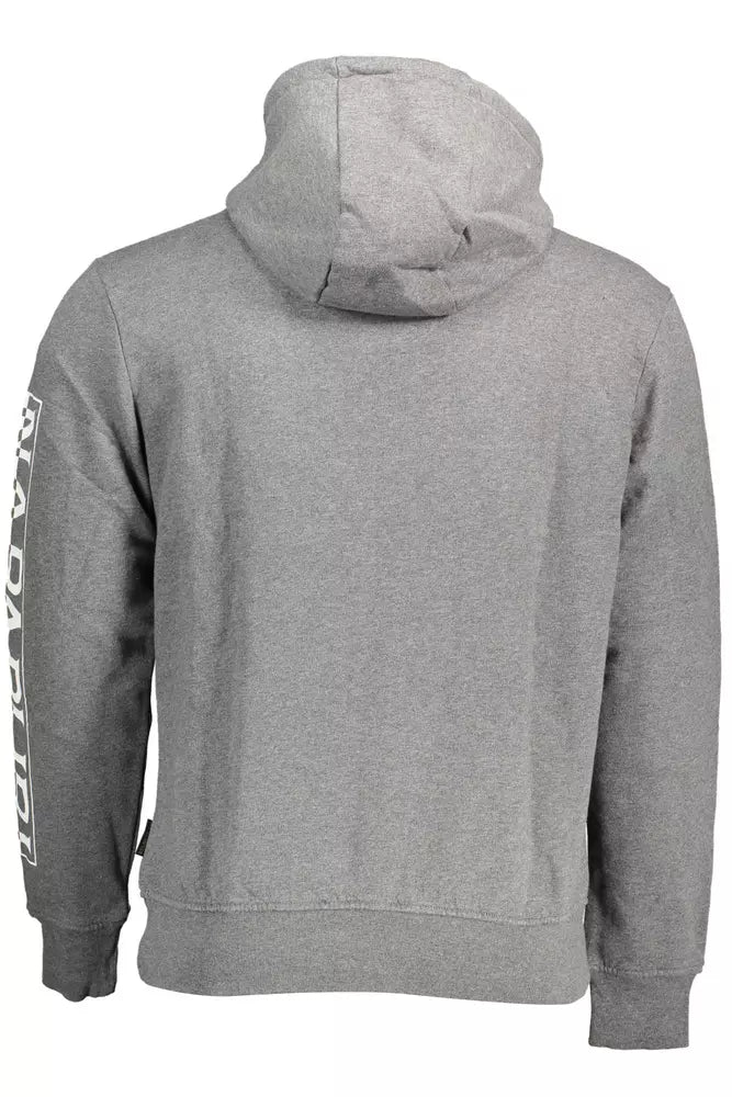 Napapijri Jersey gris de algodón para hombre