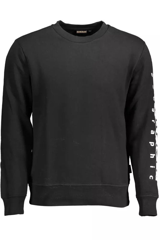 Napapijri lyft din stil med en elegant svart sweatshirt