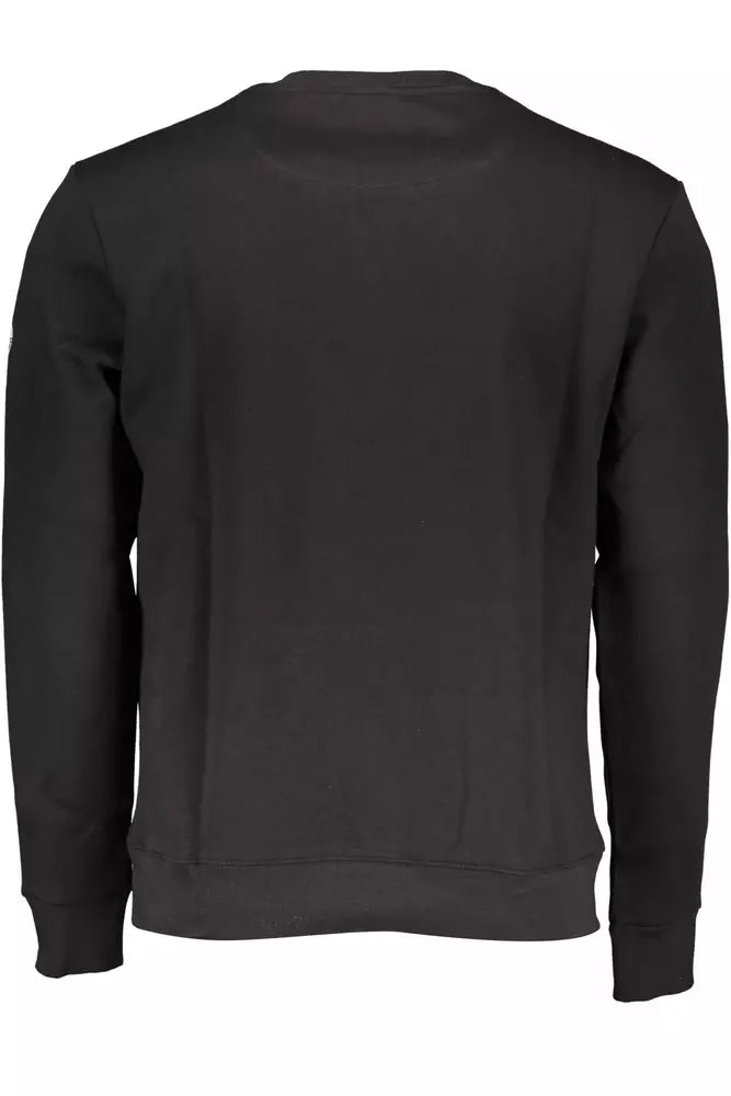 North Sails Black Cotton Men Sweater