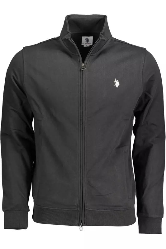 U.S. POLO ASSN. Black Cotton Men Sweater