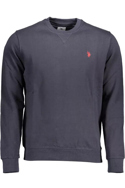 U.S. POLO ASSN. Blue Cotton Men Sweater