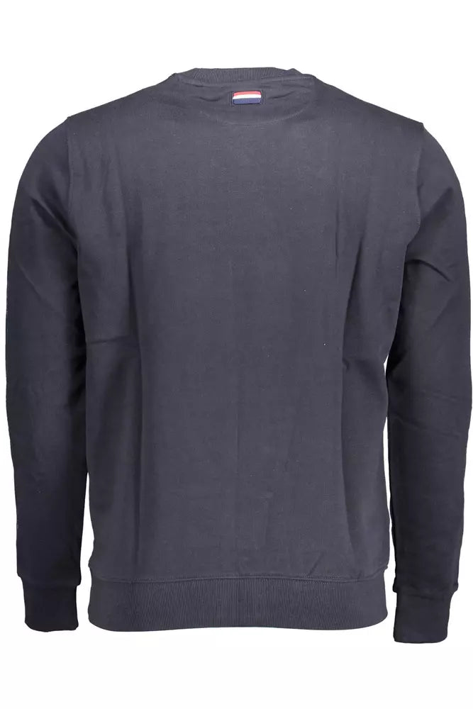 U.S. POLO ASSN. Blue Cotton Men Sweater