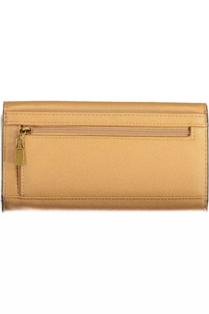 Guess Jeans Beige Polyethylene Women Wallet