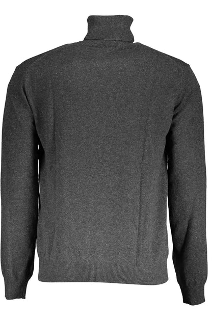 La Martina Gray Wool Men Sweater