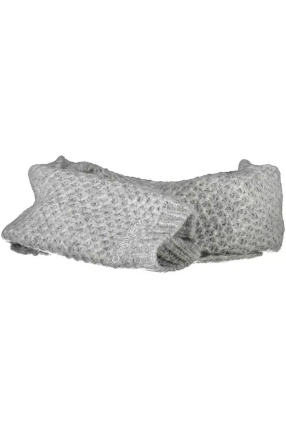 Calvin Klein Gray Alpaca Women Scarf