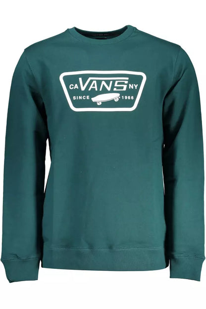 Suéter de algodón verde Vans para hombre