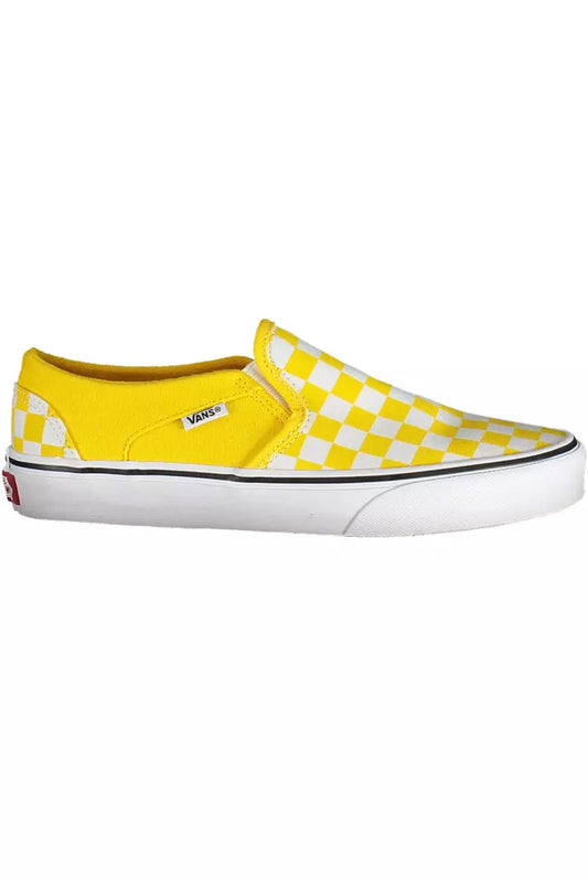 Zapatillas Vans de poliéster amarillas para mujer