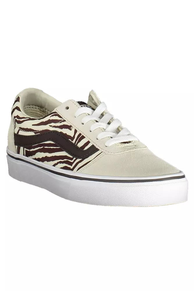 Vans Beige Läder Sneaker för kvinnor