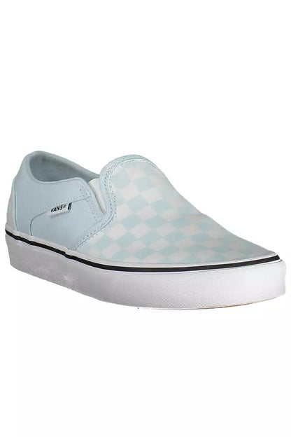 Zapatillas Vans de poliéster azul claro para mujer