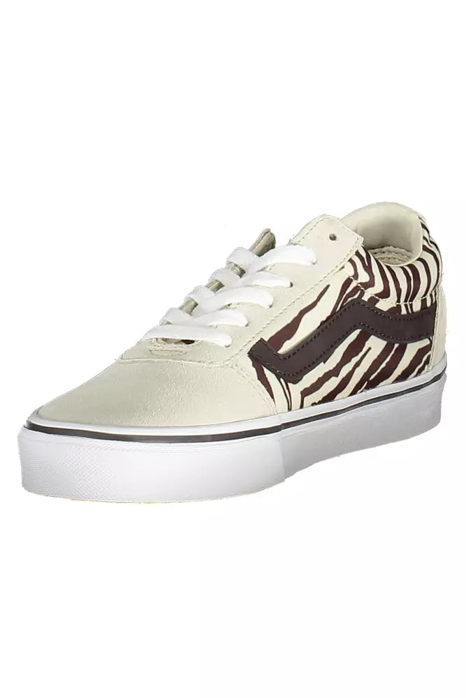 Vans Beige Läder Sneaker för kvinnor