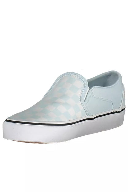 Zapatillas Vans de poliéster azul claro para mujer