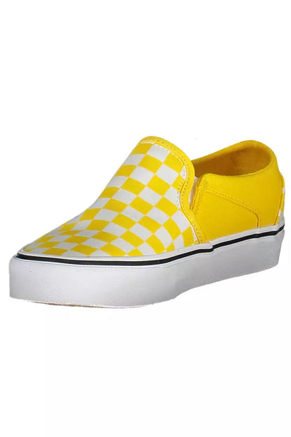 Zapatillas Vans de poliéster amarillas para mujer