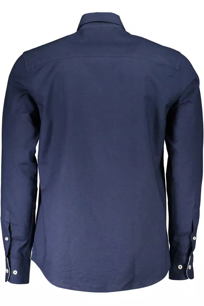 Camisa de algodón azul para hombre de North Sails