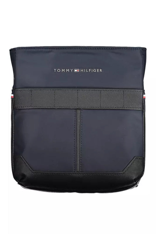 Tommy Hilfiger blå polyester axelväska för män