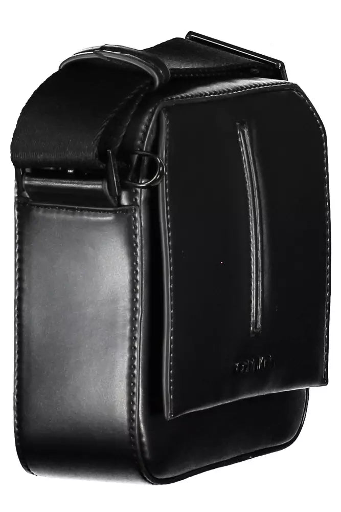 Calvin Klein Black Polyester Men Shoulder Bag