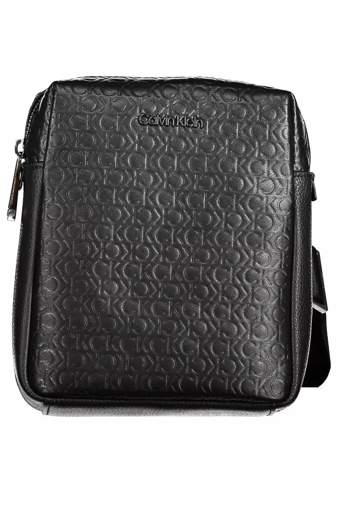 Calvin Klein Black Polyester Men Shoulder Bag