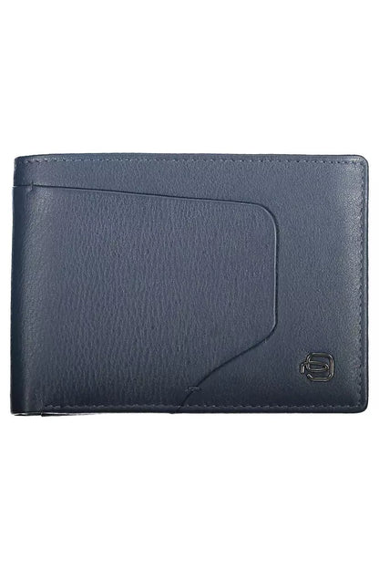 Piquadro Blue Leather Men Wallet