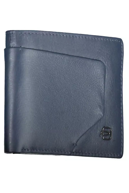 Piquadro Blue Leather Men Wallet