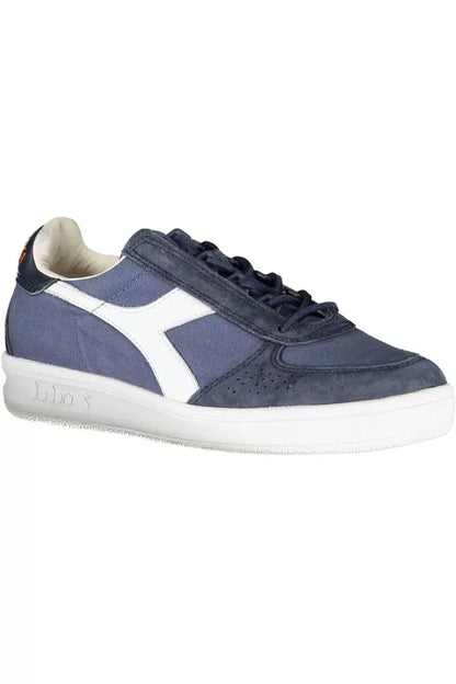 Zapatillas Diadora de piel azul para mujer