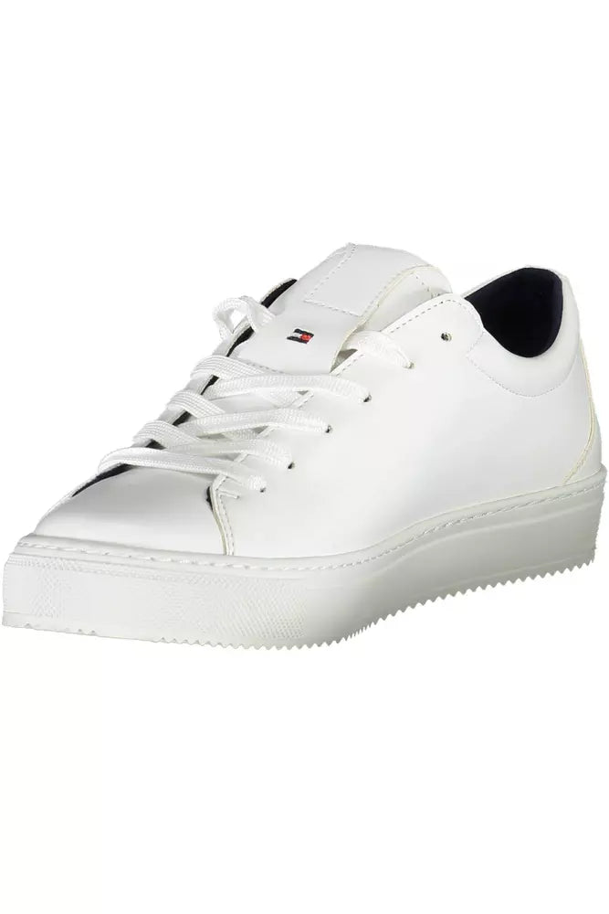 Zapatillas de deporte blancas sintéticas para mujer de Tommy Hilfiger