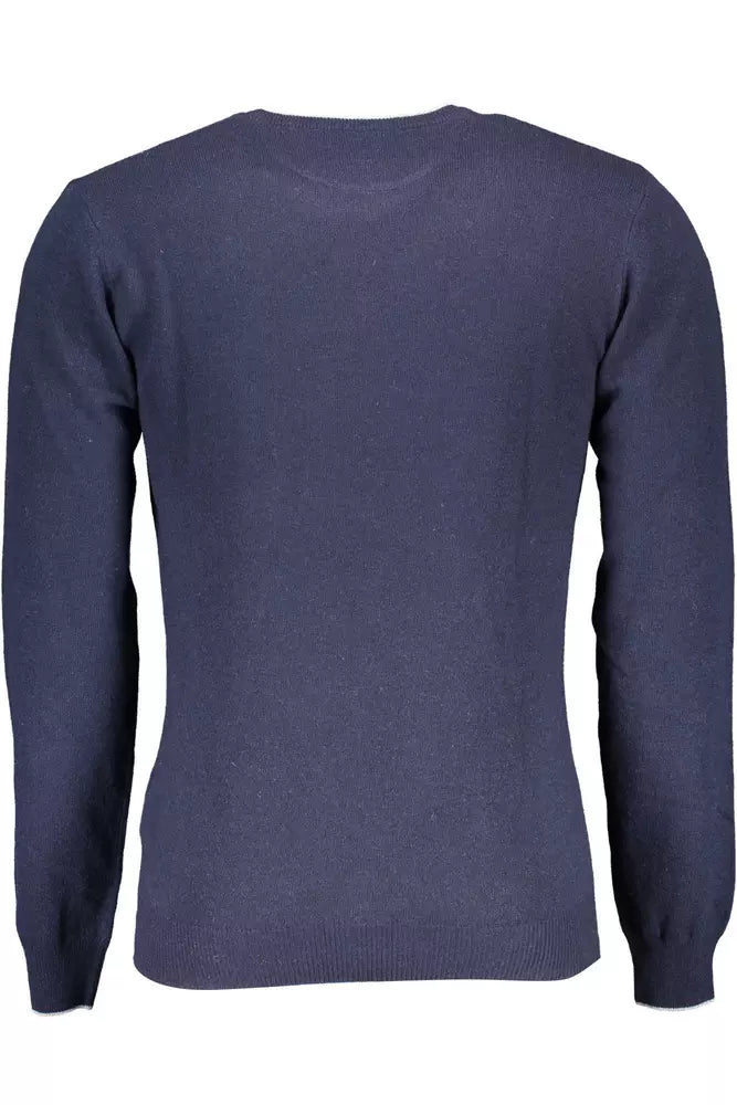 U.S. POLO ASSN. Blue Wool Men Sweater