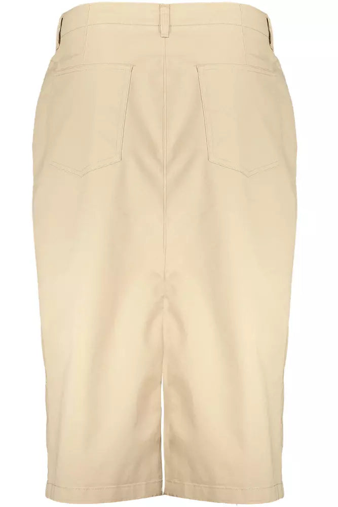 Gant Beige Cotton Women Skirt