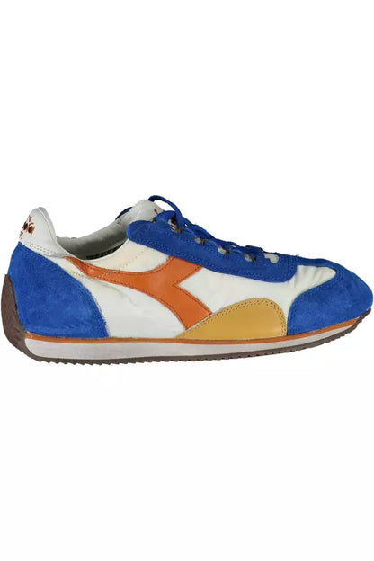 Zapatillas Diadora de piel azul para mujer