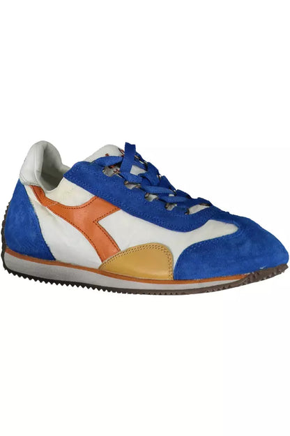 Zapatillas Diadora de piel azul para mujer