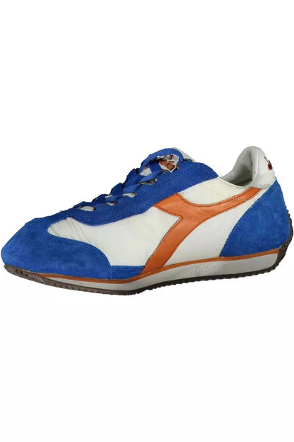 Zapatillas Diadora de piel azul para mujer