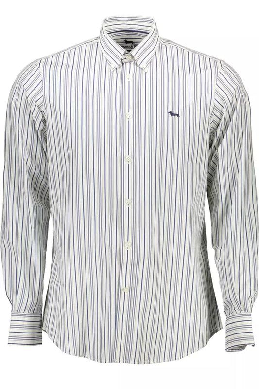 Camisa de algodón blanca para hombre Harmont &amp; Blaine