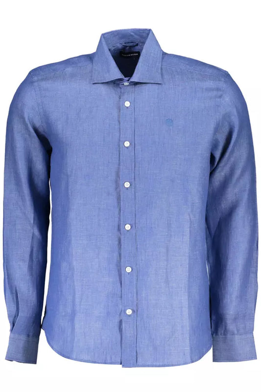 Camisa de lino azul para hombre de North Sails