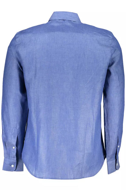 Camisa de lino azul para hombre de North Sails