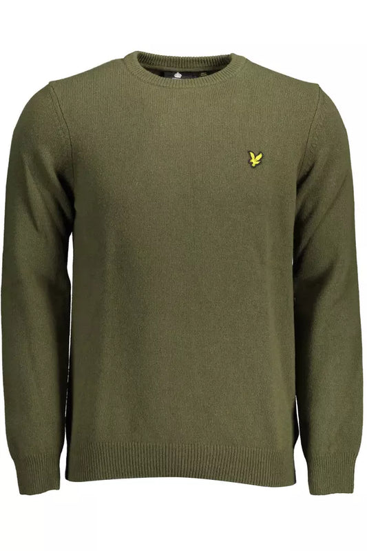 Lyle &amp; Scott Grön Wool Herrtröja