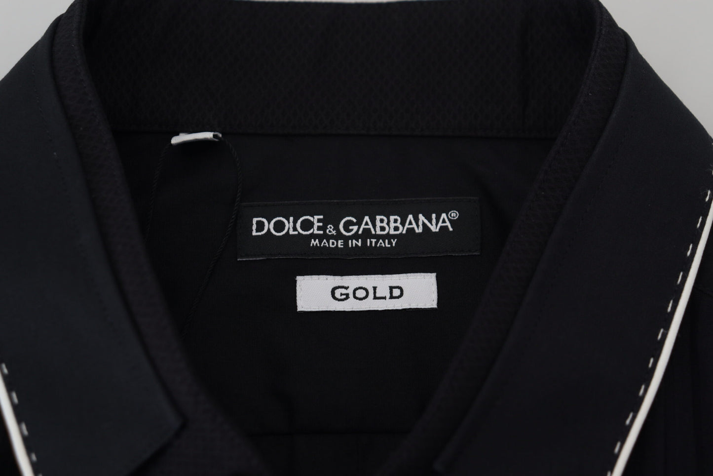 Dolce &amp; Gabbana Elegant Slim Fit smokingskjorta