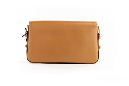 Burberry Grace Small Muskot Smooth Läder Flap Crossbody Clutch Handväska Handväska