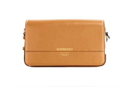 Burberry Grace Small Muskot Smooth Läder Flap Crossbody Clutch Handväska Handväska