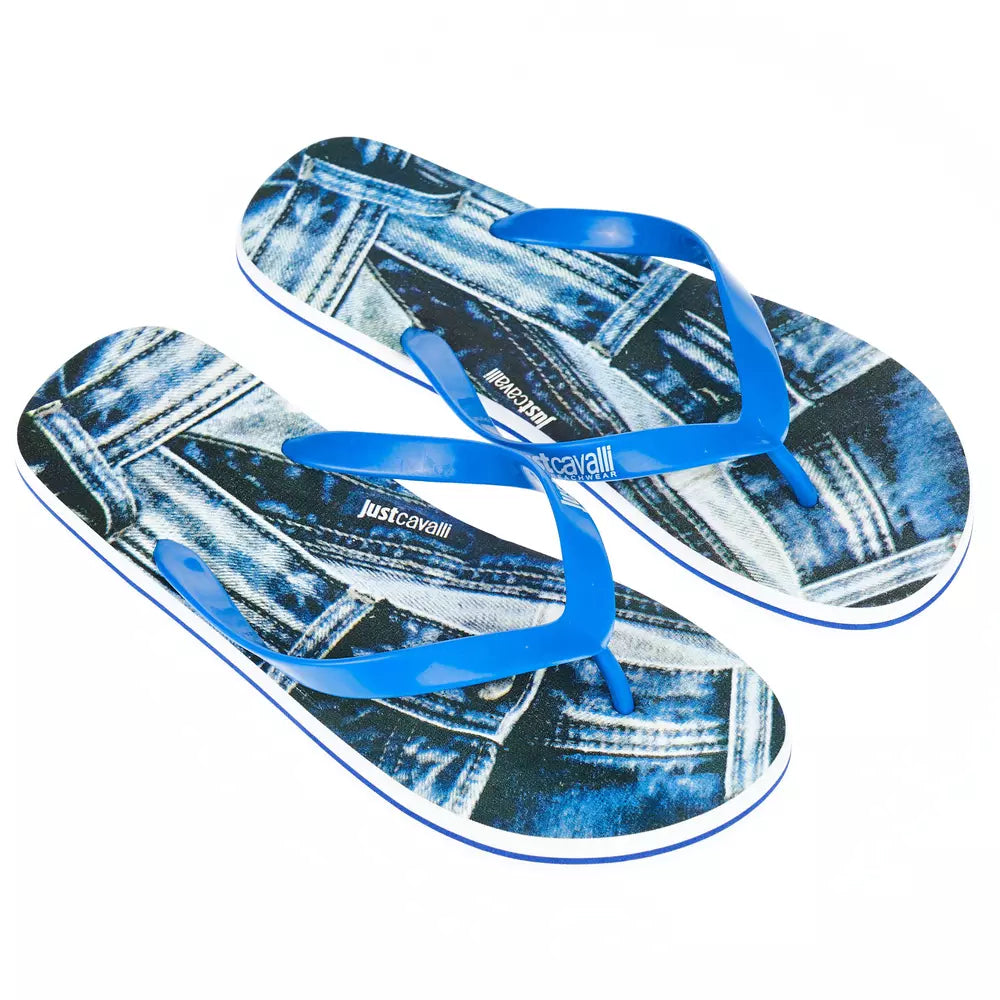 Just Cavalli Light Blue EVA Men Sandal