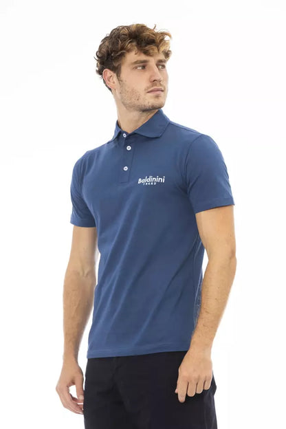 Polo Baldinini Trend de algodón azul para hombre