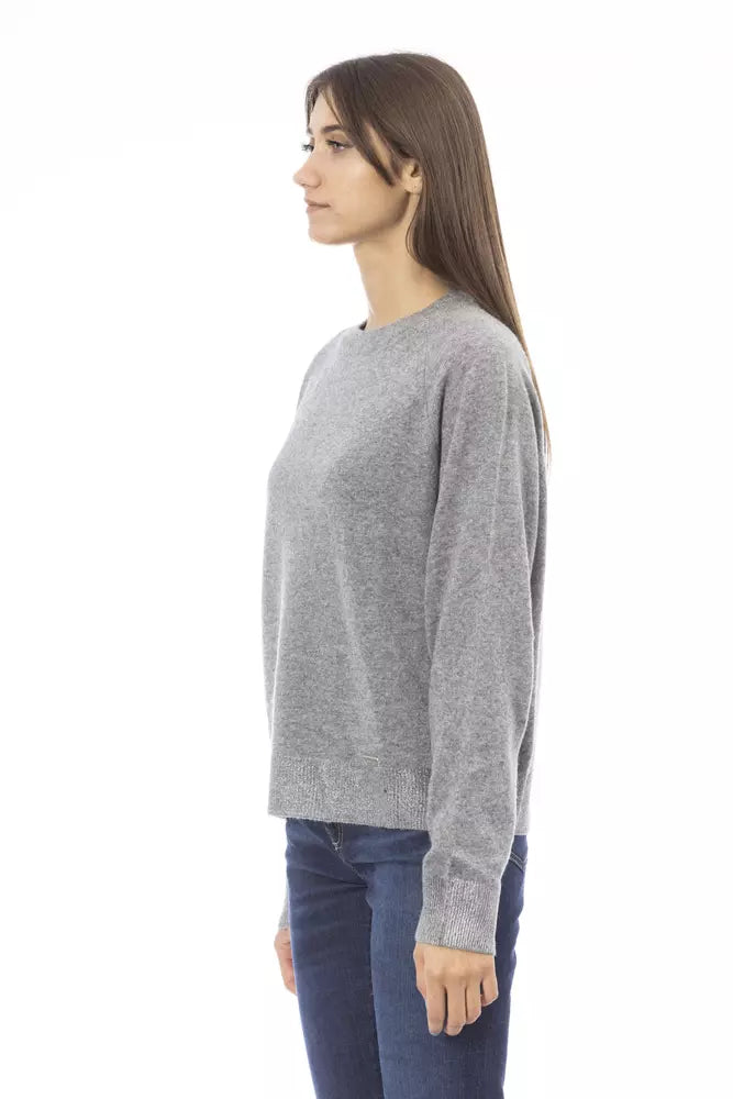 Jersey de mujer de lana gris Baldinini Trend