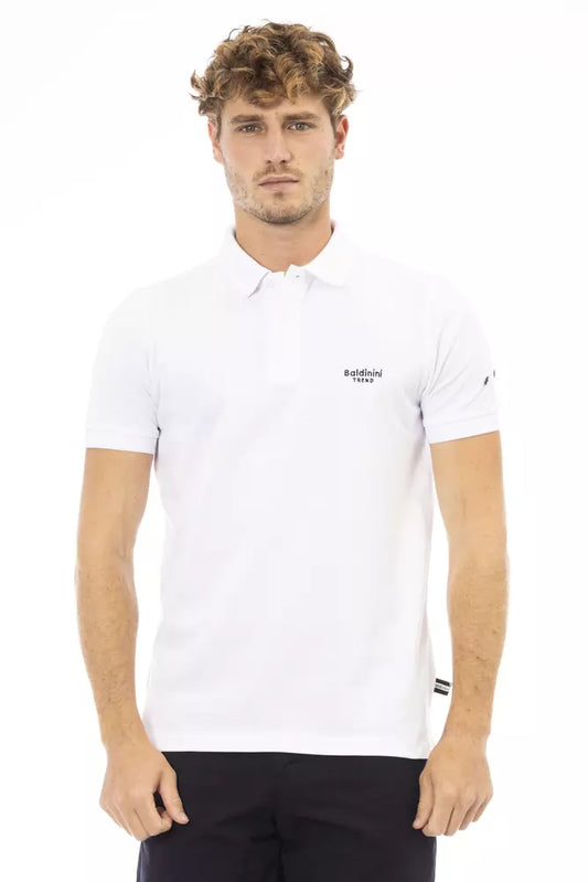 Baldinini Trend Black Cotton Men Polo