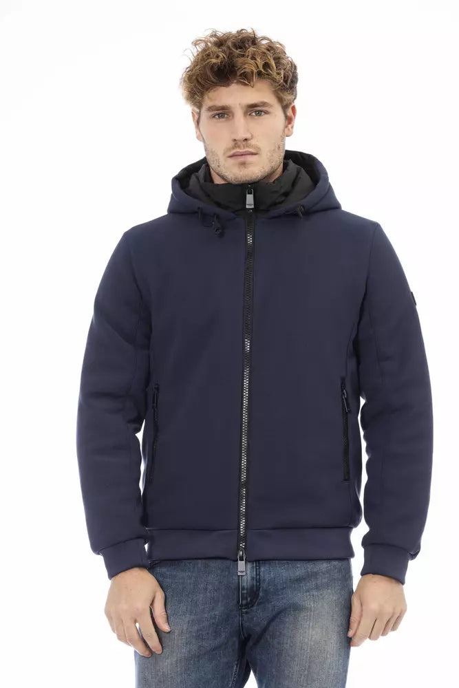 Chaqueta de poliéster azul Baldinini Trend para hombre