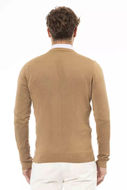 Baldinini Trend Beige Modal Hombre Suéter