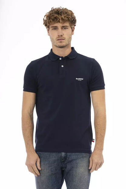 Polo Baldinini Trend de algodón azul para hombre