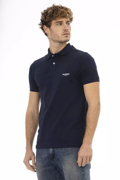 Polo Baldinini Trend de algodón azul para hombre