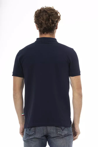 Polo Baldinini Trend de algodón azul para hombre