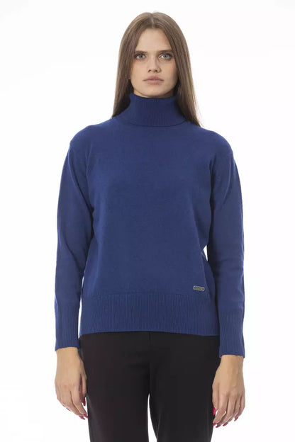 Jersey de mujer de lana azul Baldinini Trend