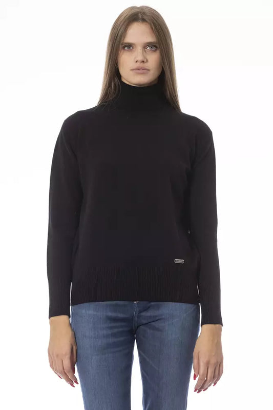 Jersey de lana negro para mujer Baldinini Trend