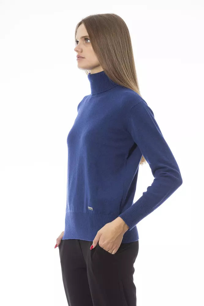 Jersey de mujer de lana azul Baldinini Trend