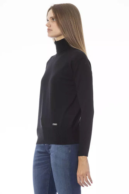 Jersey de lana negro para mujer Baldinini Trend